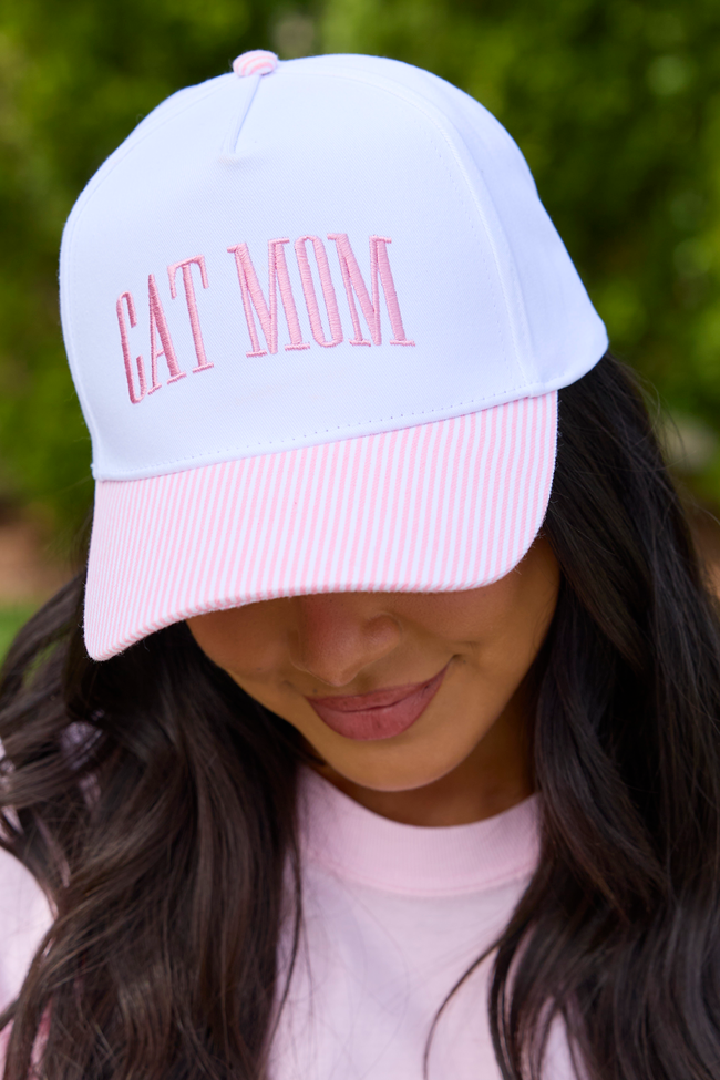 Cat Mom Pink Hat
