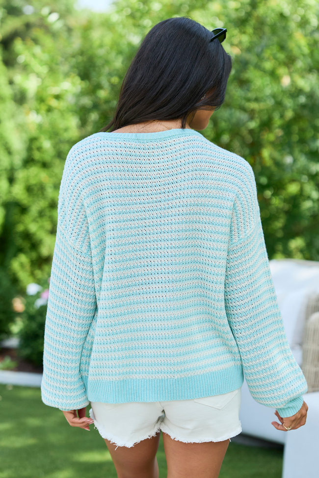 Lennon Light Mint Sweater