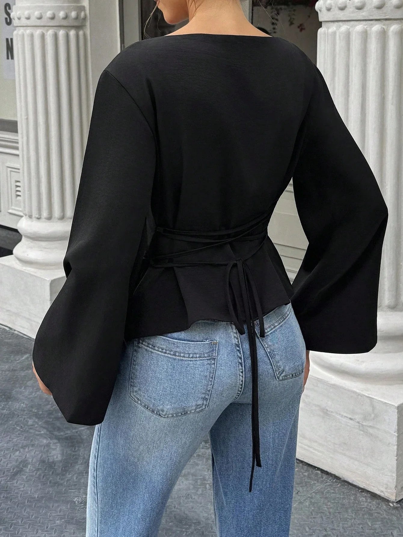 Flare Long Sleeve Top