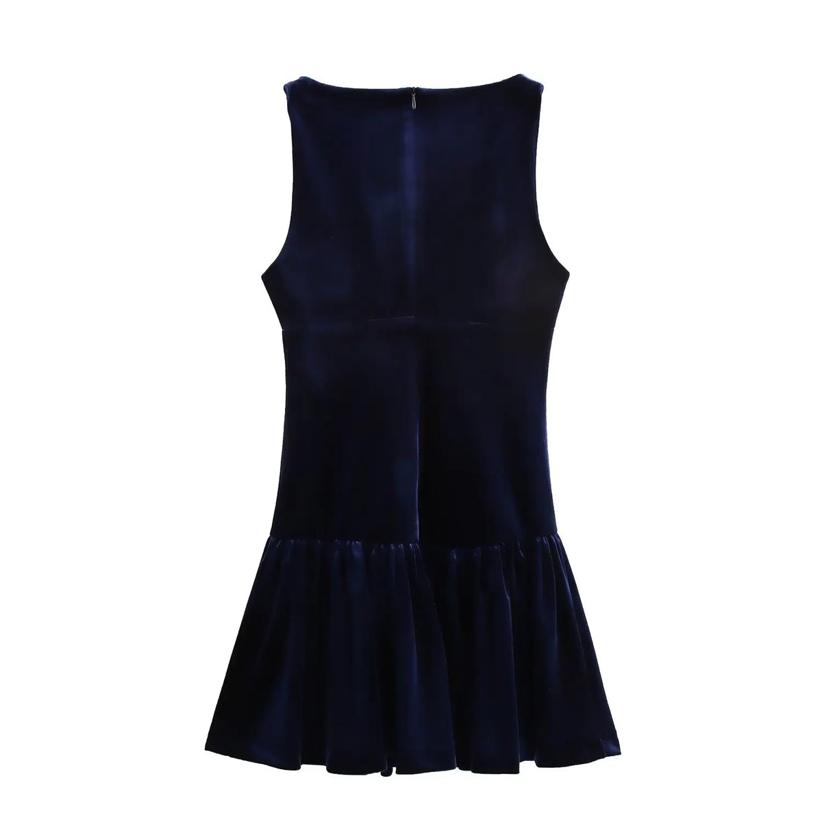 Bowknot Pleated Tank Short Dress