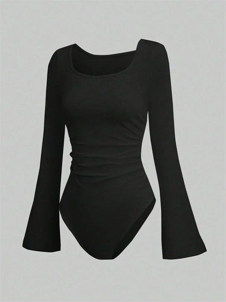 Flare Long Sleeve Bodysuit