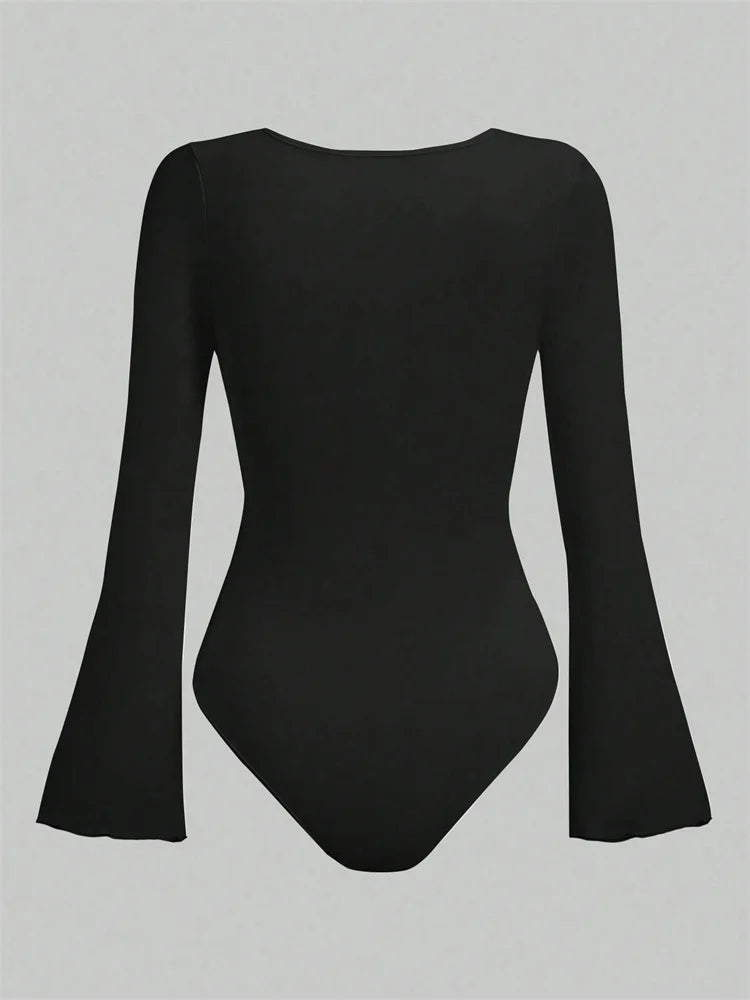 Flare Long Sleeve Bodysuit