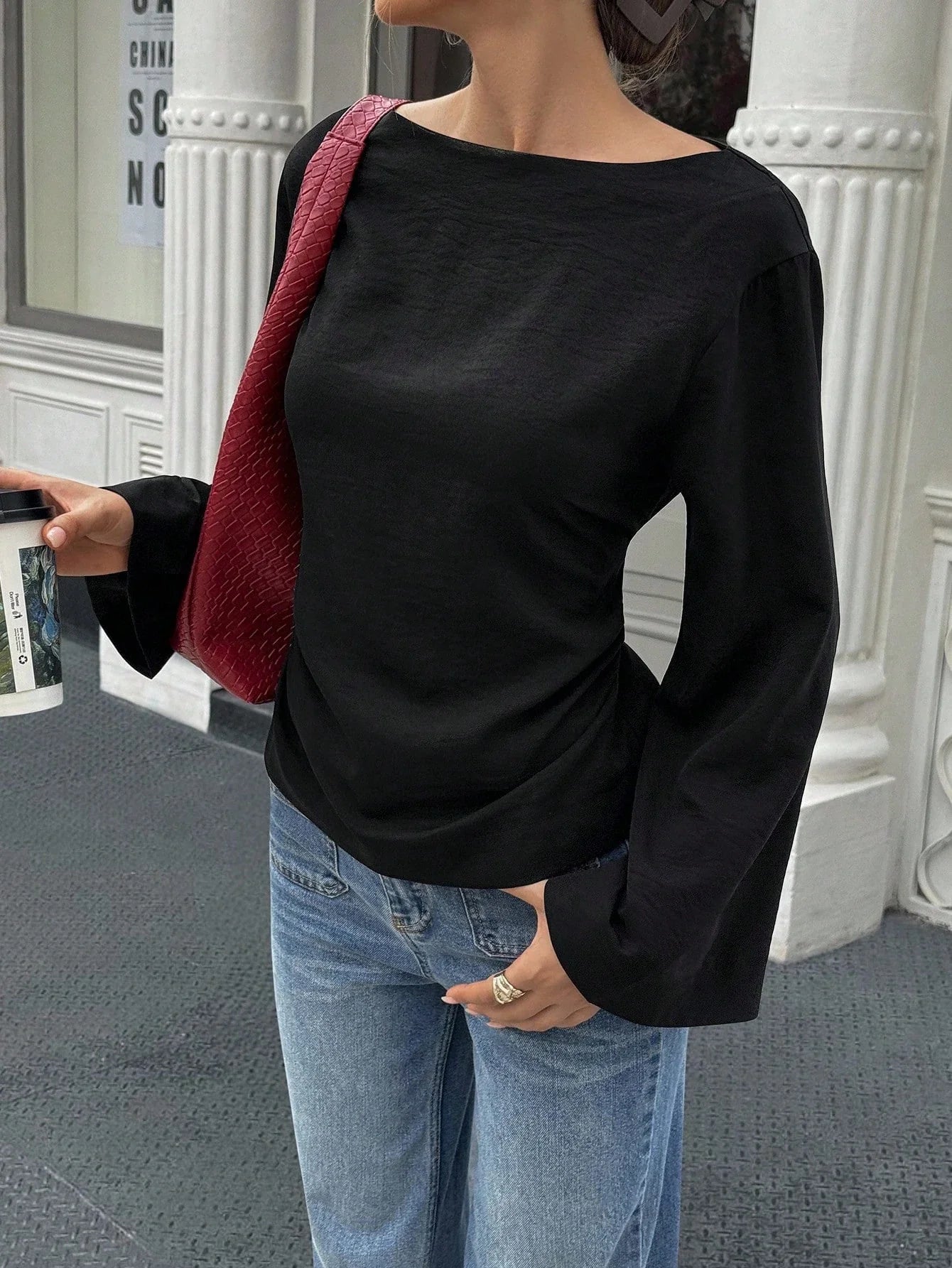 Flare Long Sleeve Top