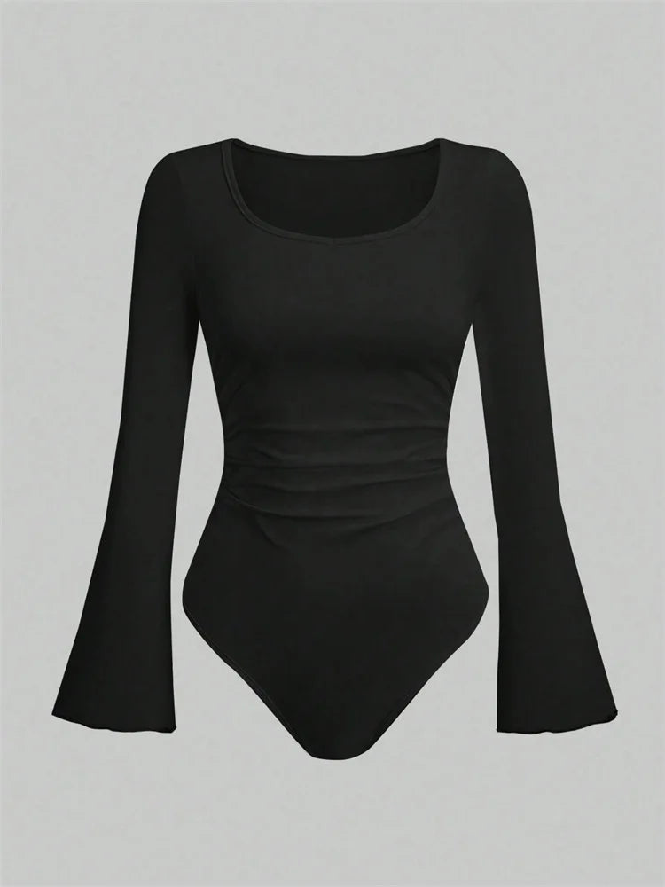 Flare Long Sleeve Bodysuit