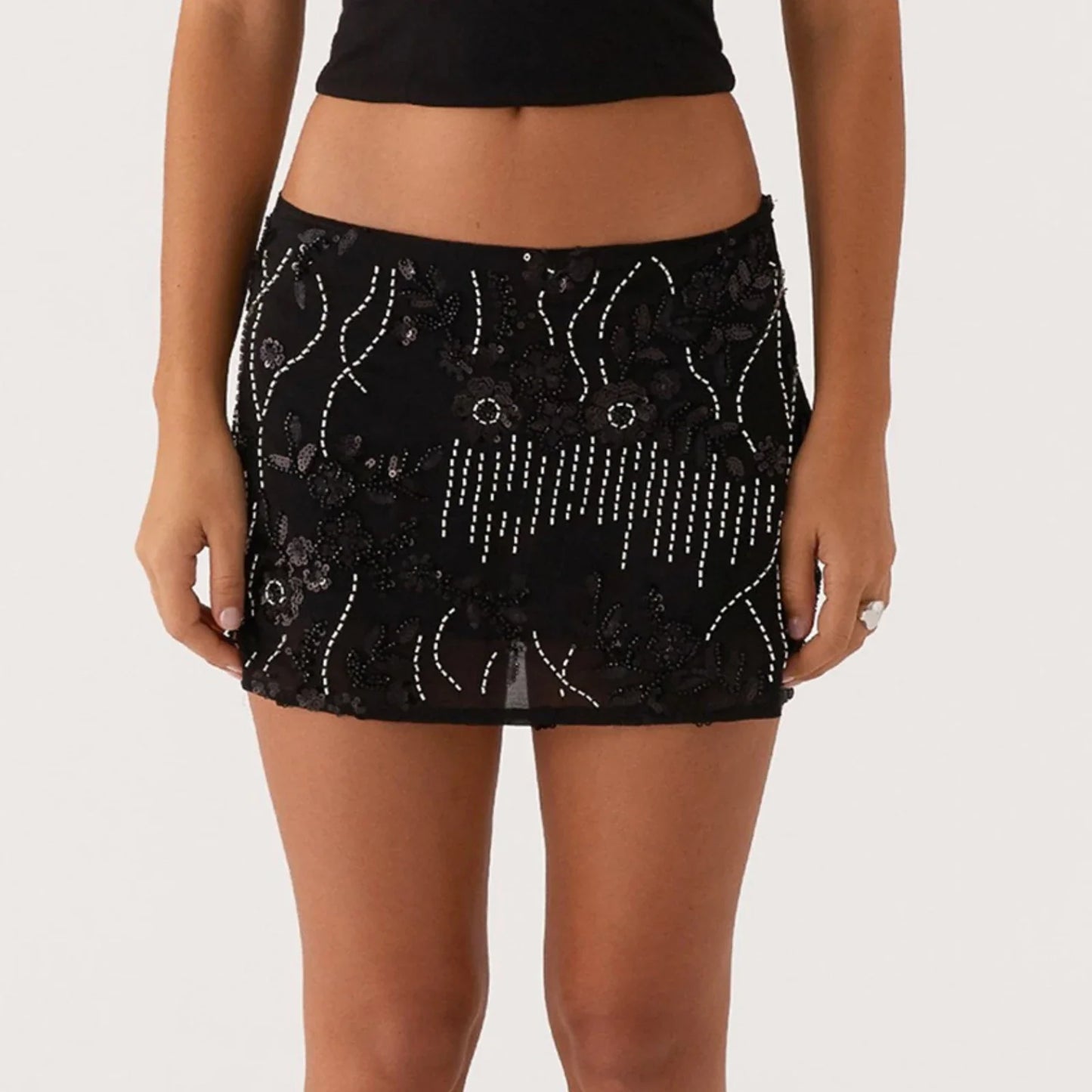 Sequin Mini Skirts