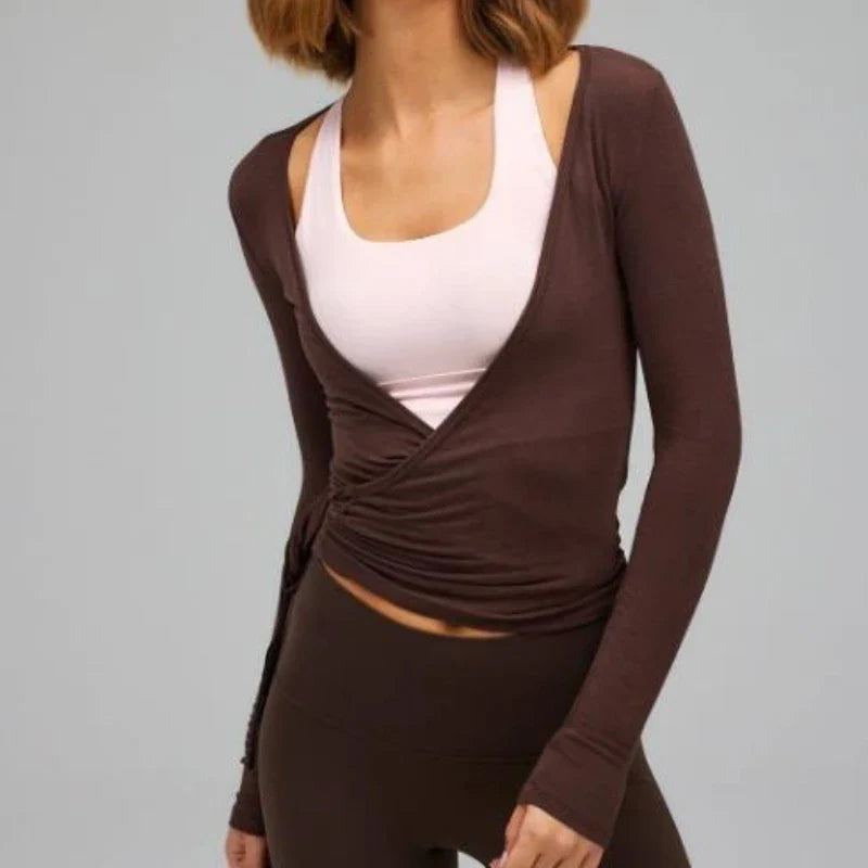 Front Tie Yoga Top