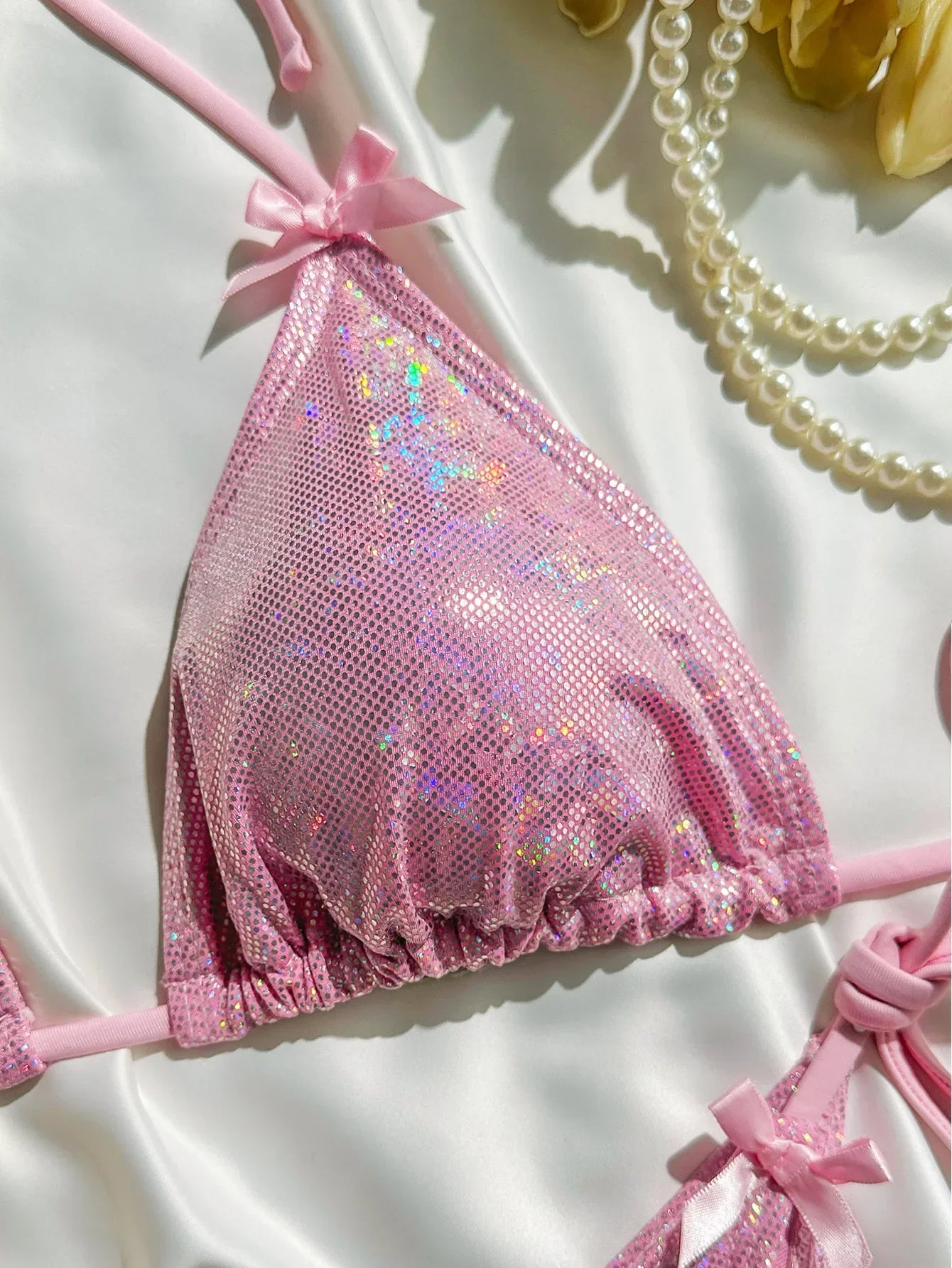 Shiny Pink Bikini