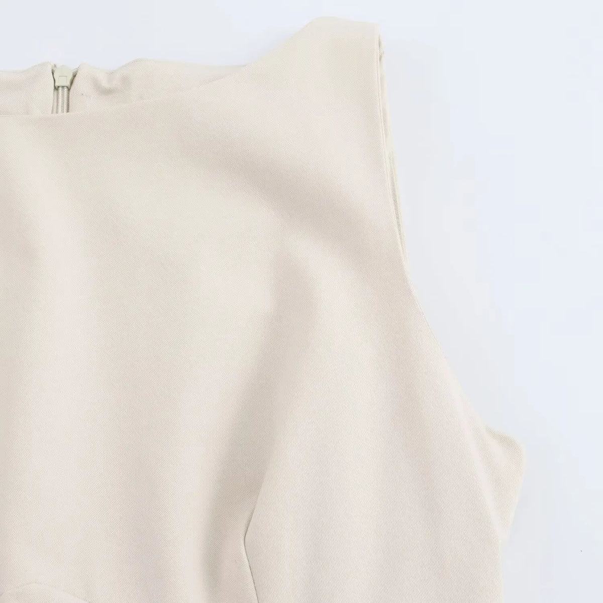 Bowknot Pleated Tank Short Dress