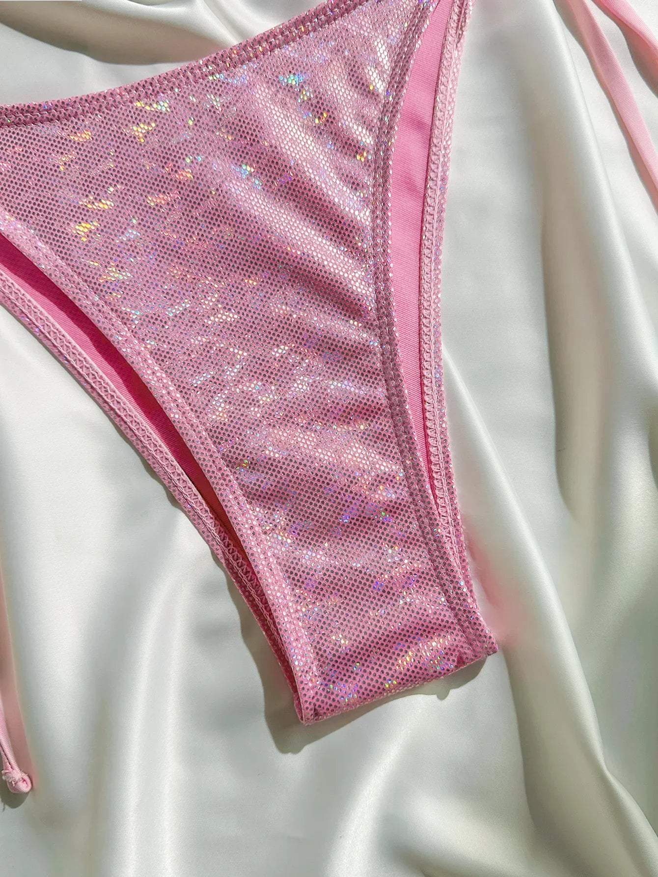 Shiny Pink Bikini