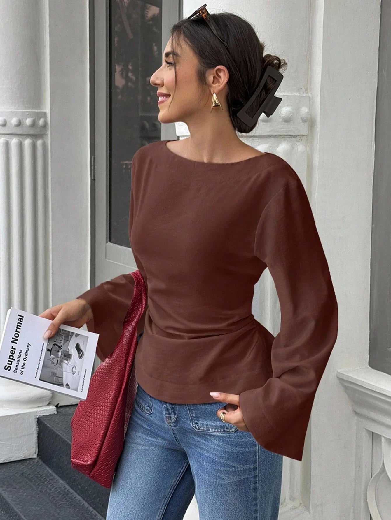 Flare Long Sleeve Top