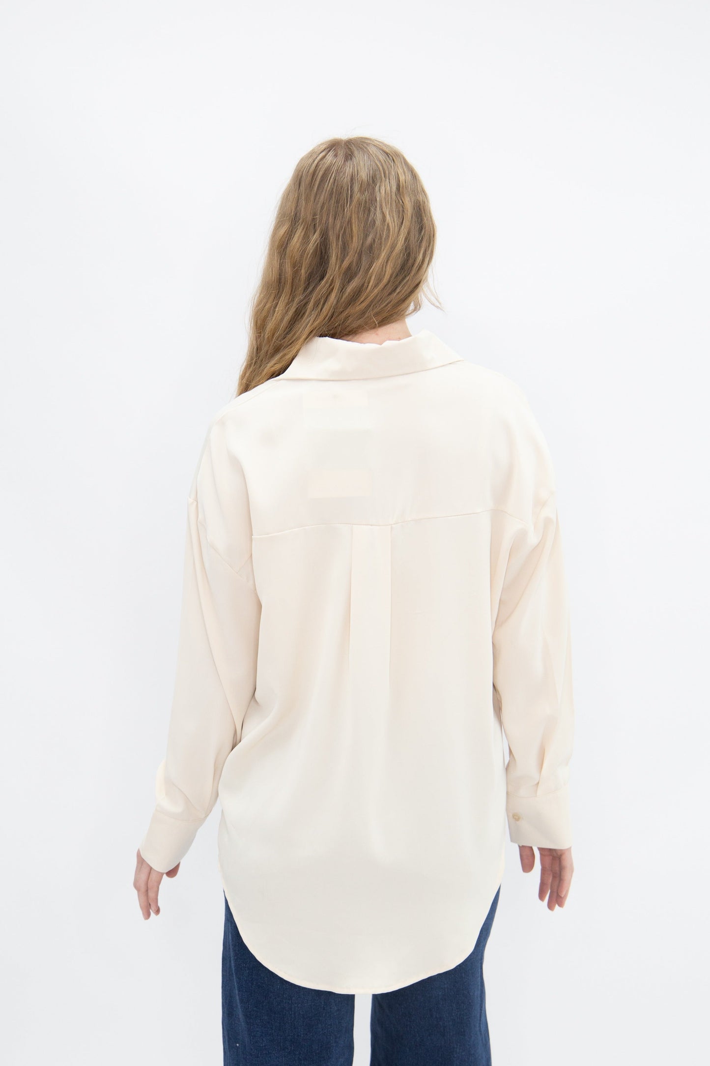 Kathryn Classic Button-Up, Ivory