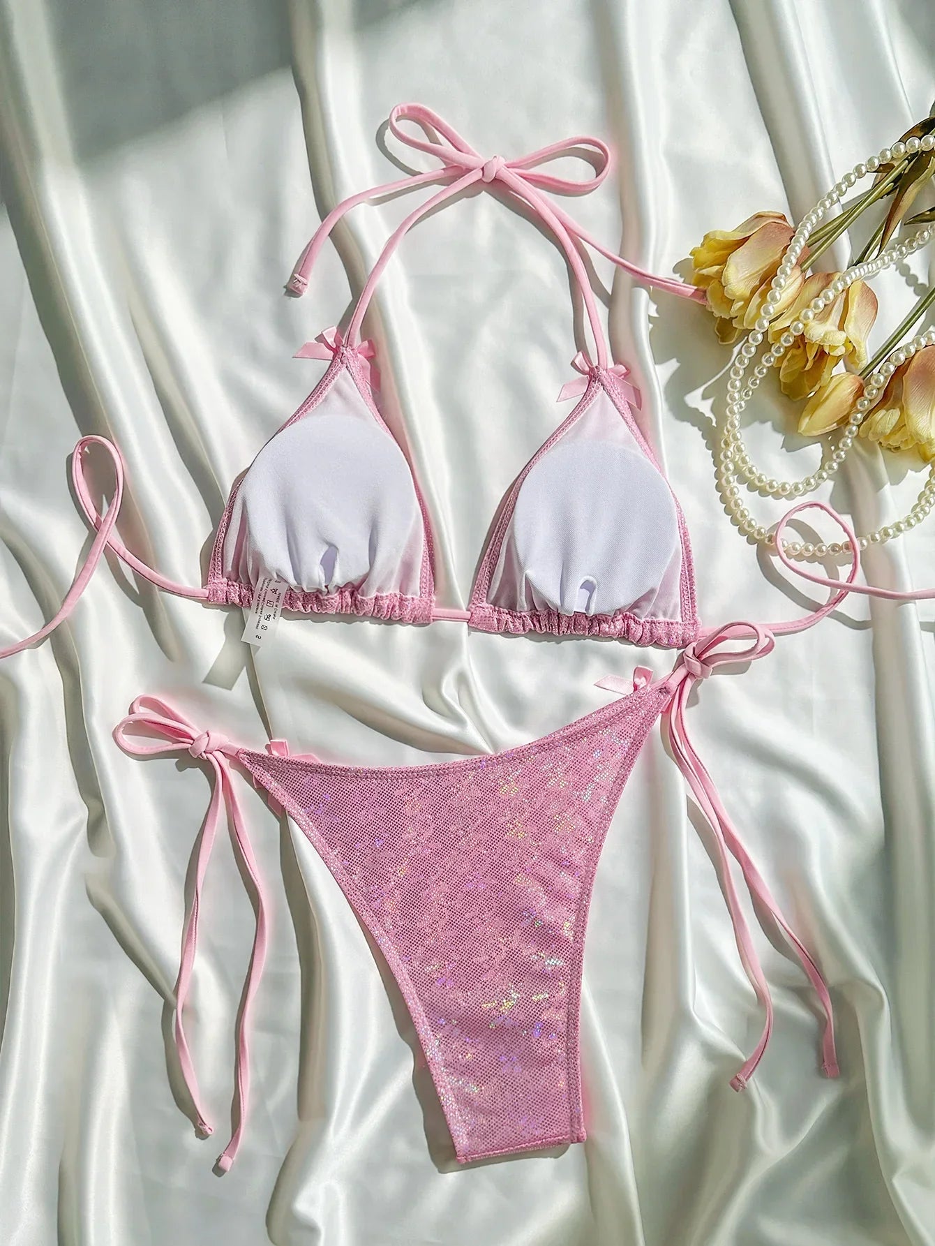 Shiny Pink Bikini