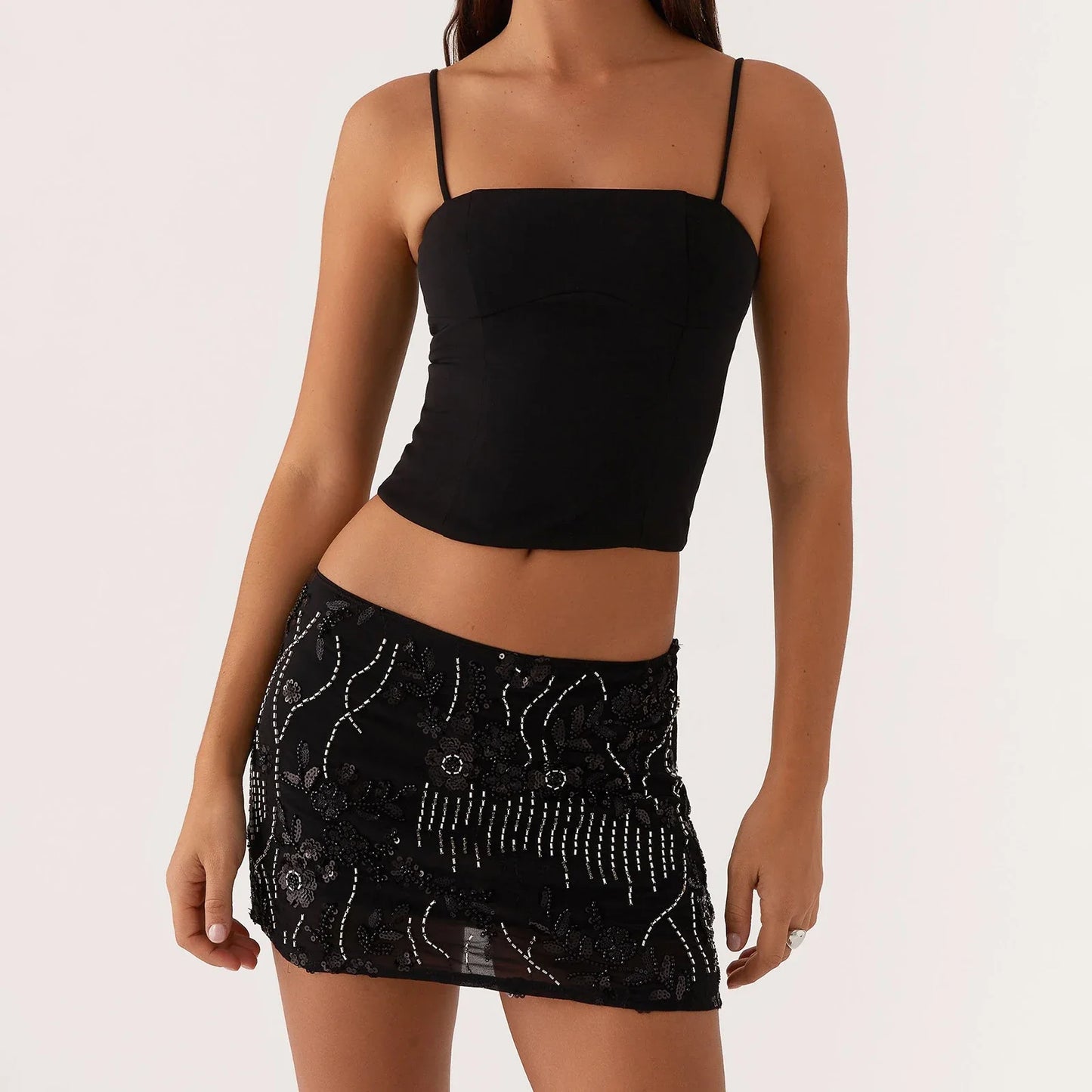 Sequin Mini Skirts