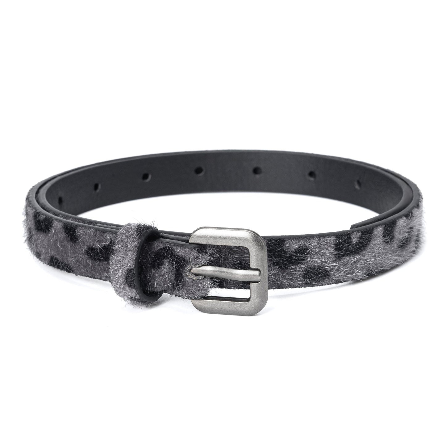 Girls' Leopard Print Faux Leather Belt – Fashion Belt for Kids, Teens 4-19 Y