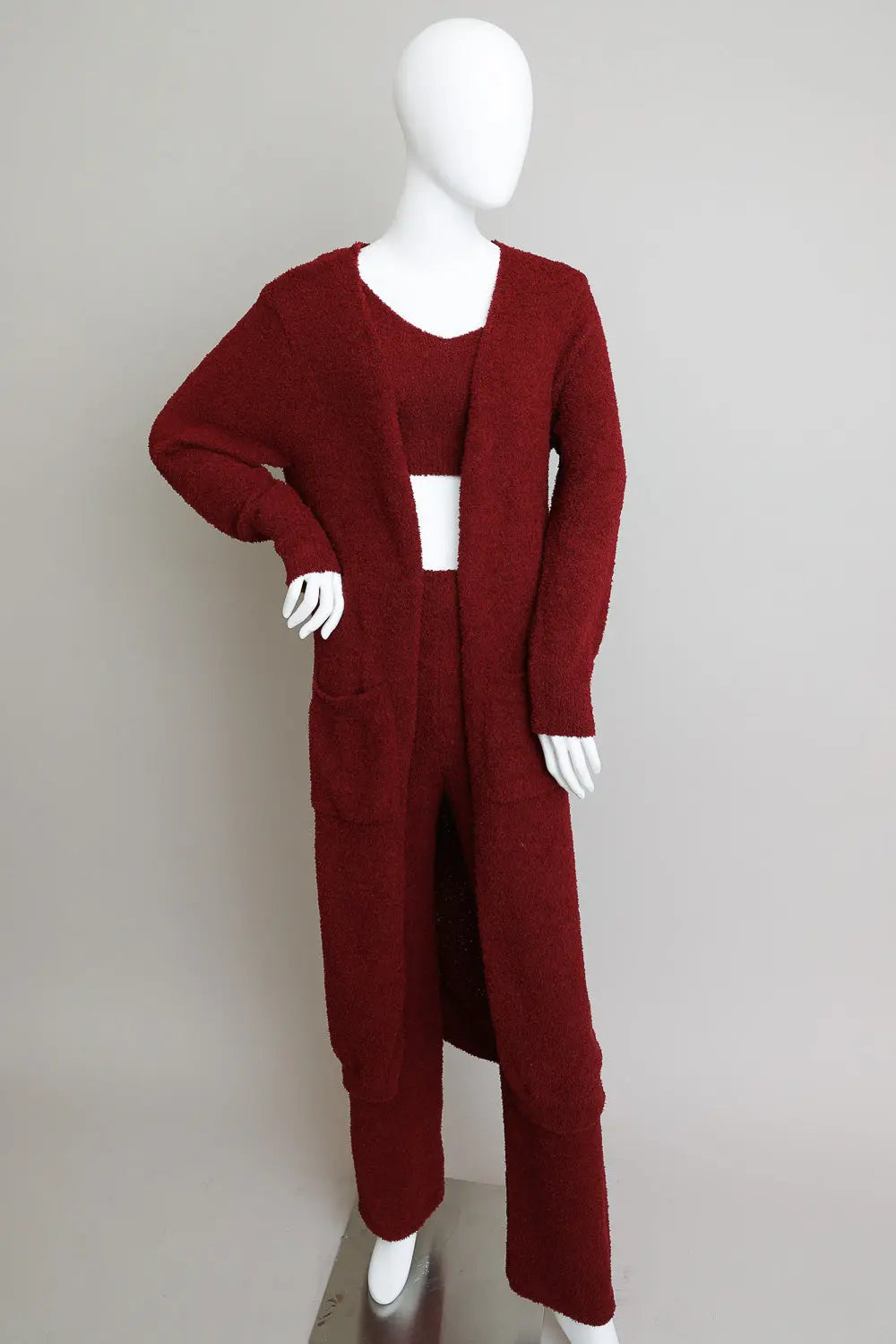 Boucle Longline Cardigan Leto Collection