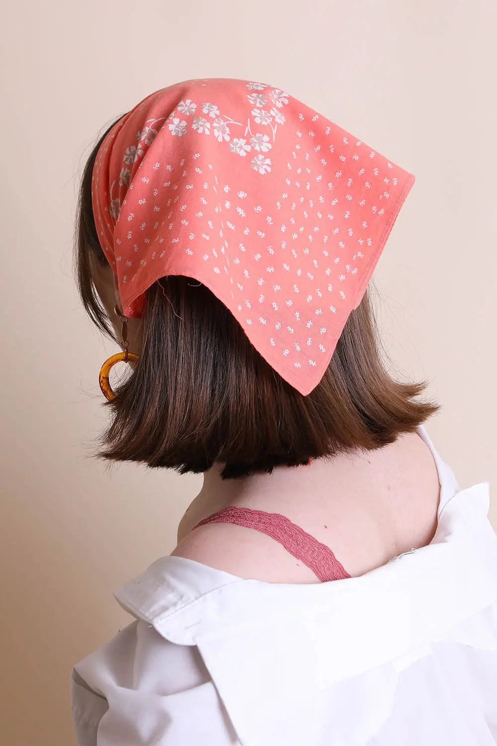 Dotted & Floral Bandana