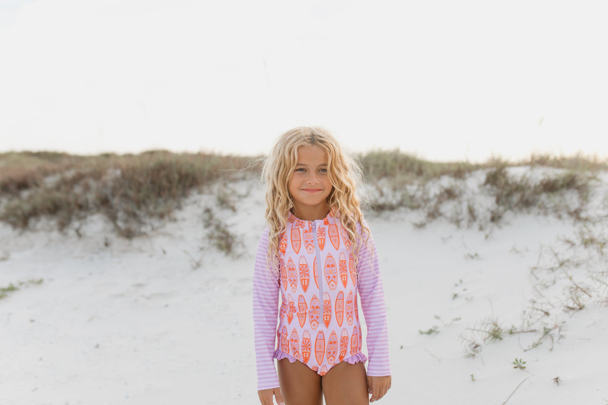 Mia Surfboard Zip Swimsuit