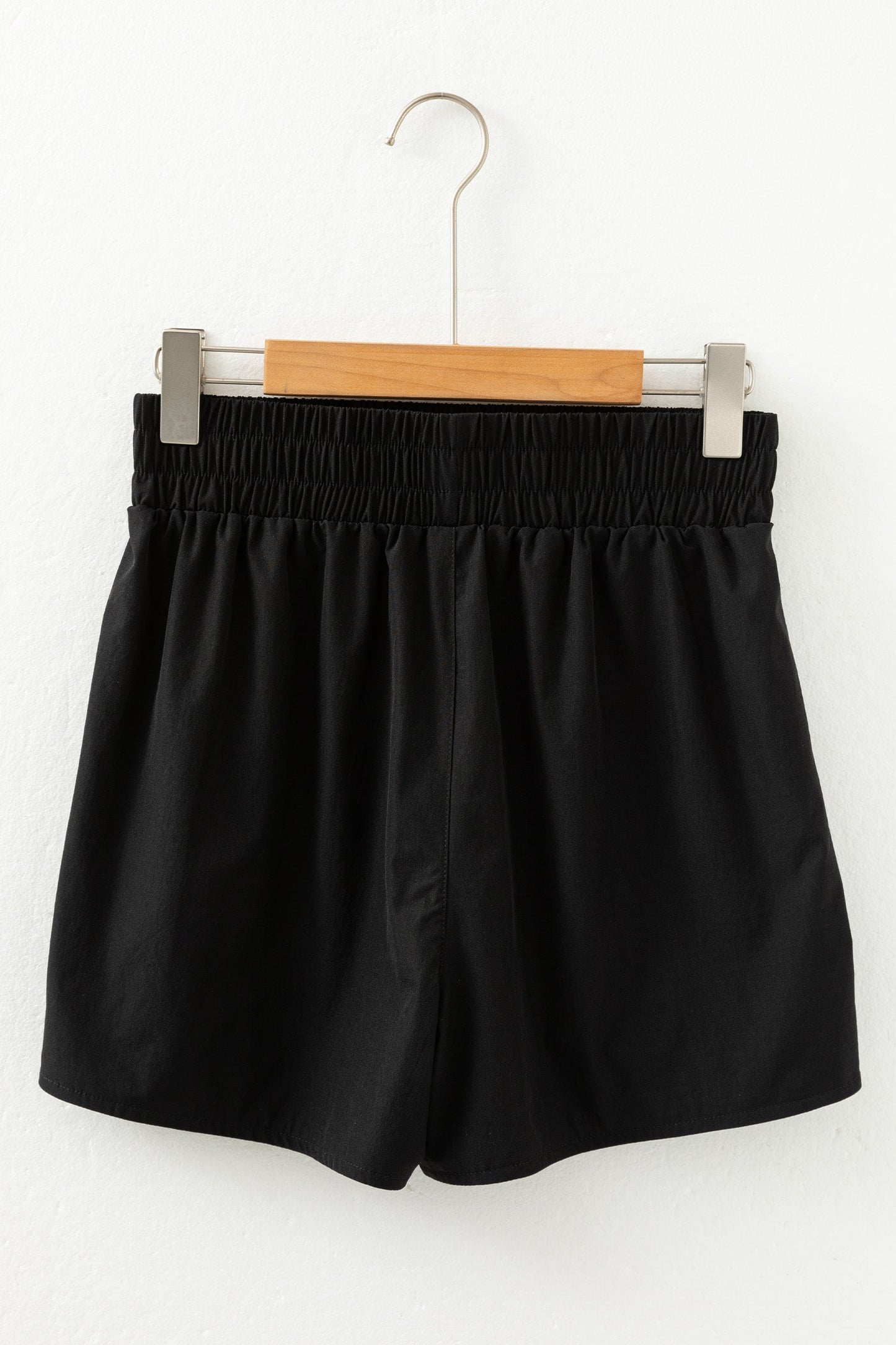 Varsity Stripe Elastic Waist Athleisure Shorts