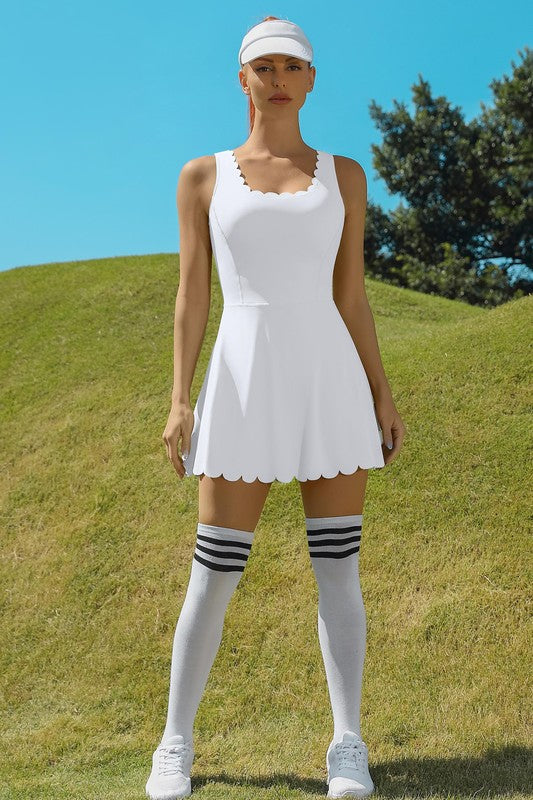 Golf Tennis Dress with Shorts Pocket