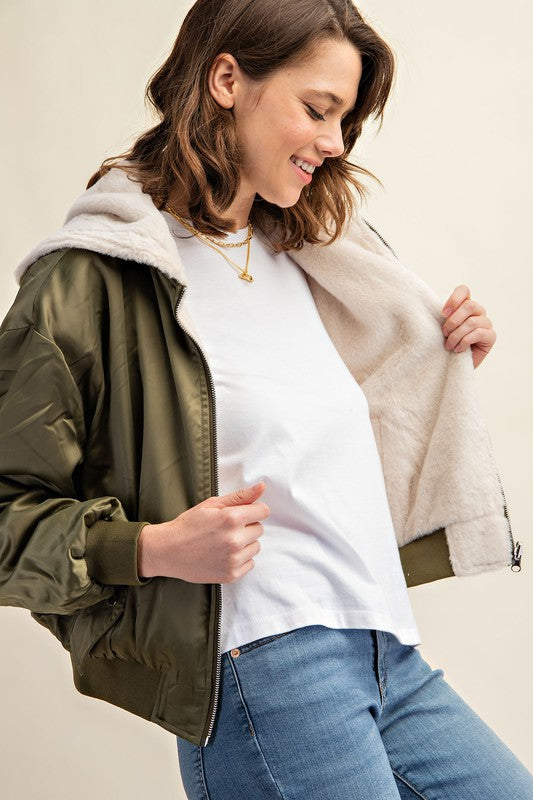 Reversible Bomber Jacket