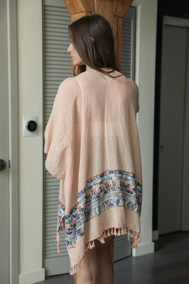 Embroidered Geometric Kimono 💠