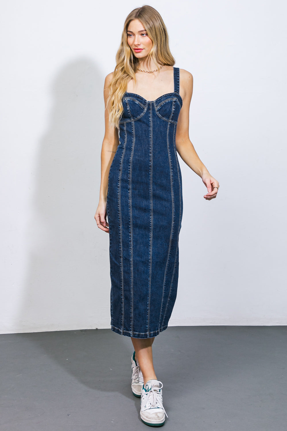 A Greater Love Denim Dress