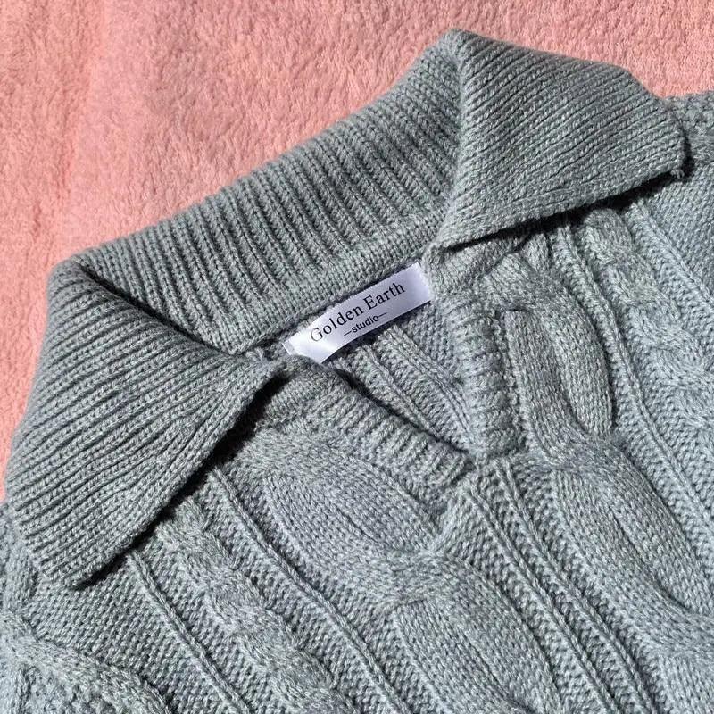 Autumn Turn-down Collar Sweater