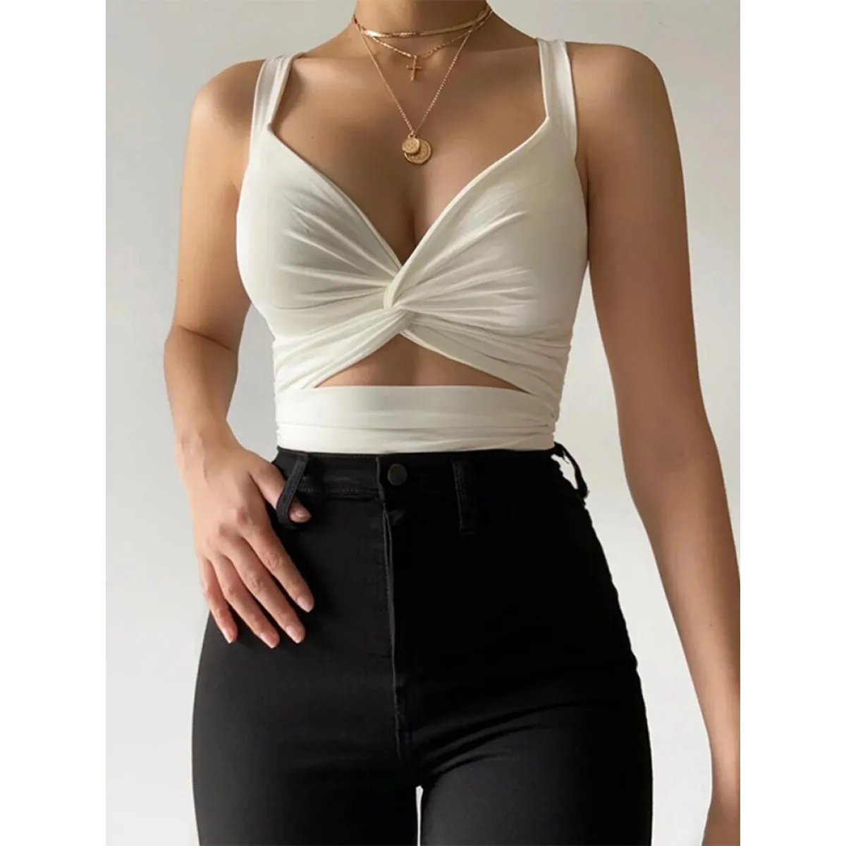 Sleeveless Crop Top