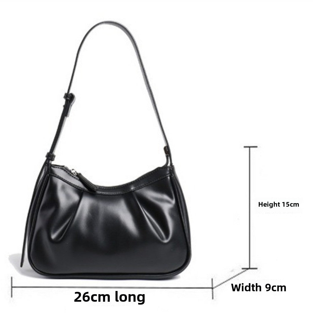 Pleated Shoulder Bag